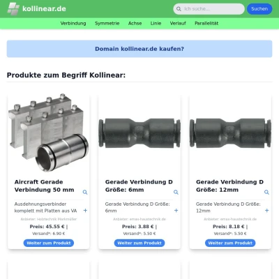 Screenshot kollinear.de