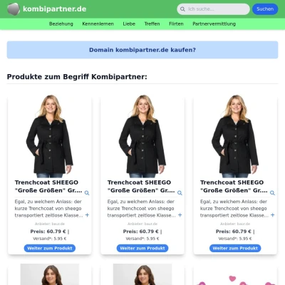 Screenshot kombipartner.de