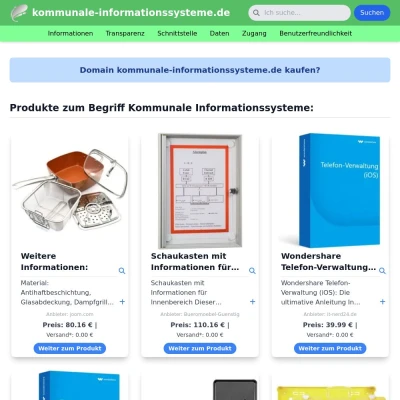 Screenshot kommunale-informationssysteme.de