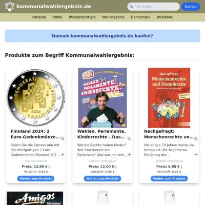 Screenshot kommunalwahlergebnis.de