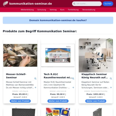 Screenshot kommunikation-seminar.de