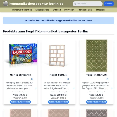 Screenshot kommunikationsagentur-berlin.de