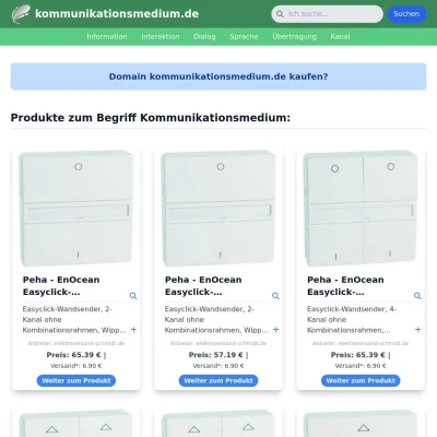 Screenshot kommunikationsmedium.de