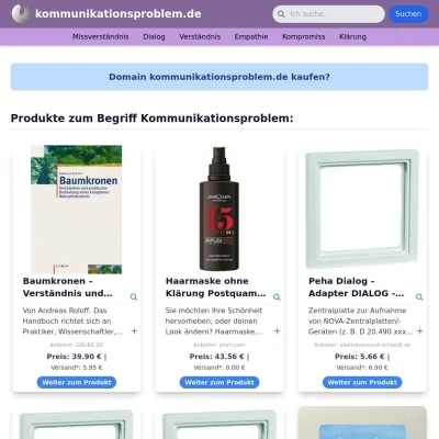 Screenshot kommunikationsproblem.de