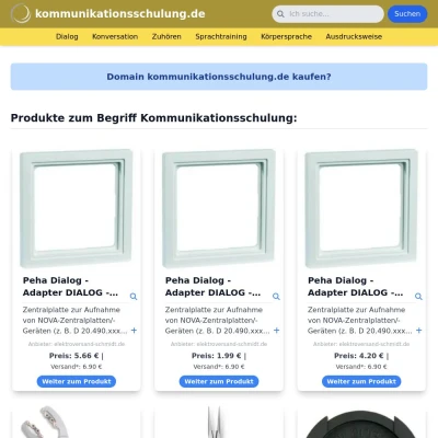 Screenshot kommunikationsschulung.de