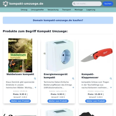 Screenshot kompakt-umzuege.de