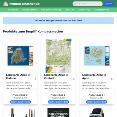 Screenshot kompassmacher.de