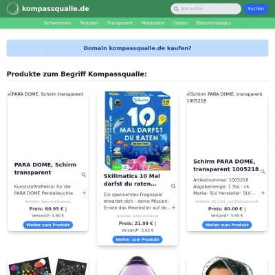 Screenshot kompassqualle.de