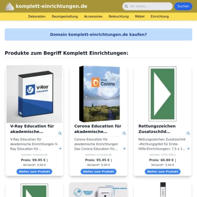 Screenshot komplett-einrichtungen.de