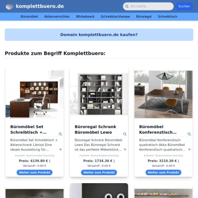 Screenshot komplettbuero.de