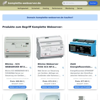 Screenshot komplette-webserver.de