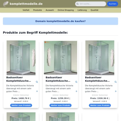 Screenshot komplettmodelle.de