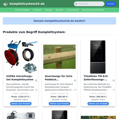 Screenshot komplettsystem24.de