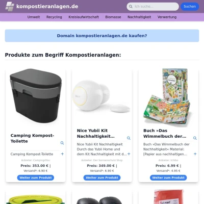 Screenshot kompostieranlagen.de