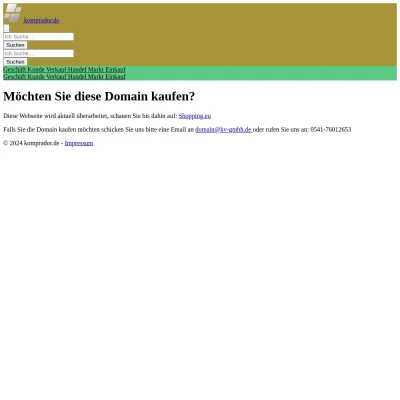 Screenshot komprador.de