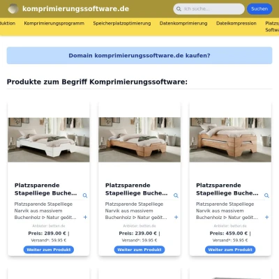 Screenshot komprimierungssoftware.de