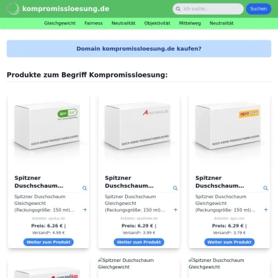 Screenshot kompromissloesung.de