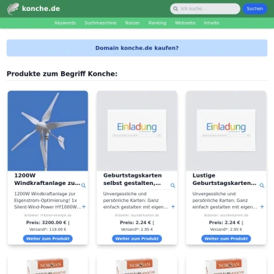 Screenshot konche.de