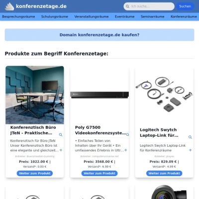 Screenshot konferenzetage.de