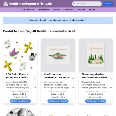 Screenshot konfirmandenunterricht.de