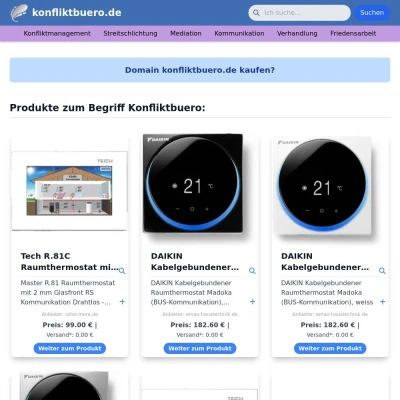 Screenshot konfliktbuero.de