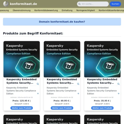 Screenshot konformitaet.de