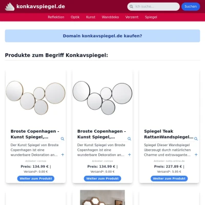 Screenshot konkavspiegel.de