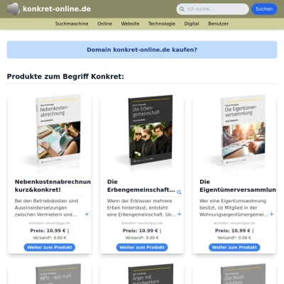 Screenshot konkret-online.de