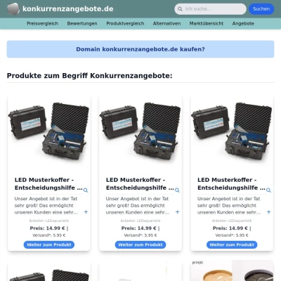 Screenshot konkurrenzangebote.de