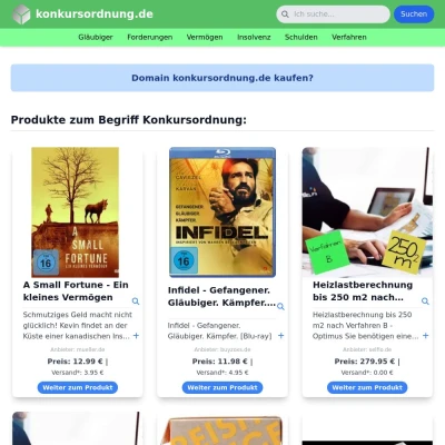 Screenshot konkursordnung.de