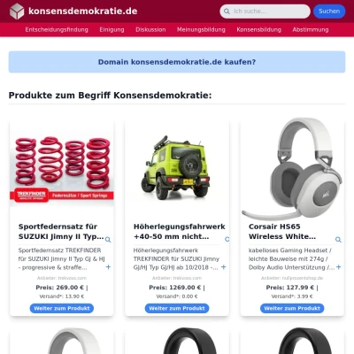 Screenshot konsensdemokratie.de