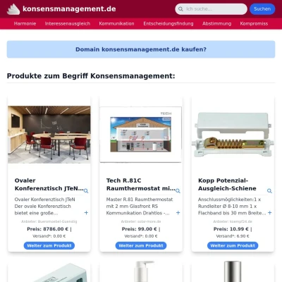 Screenshot konsensmanagement.de