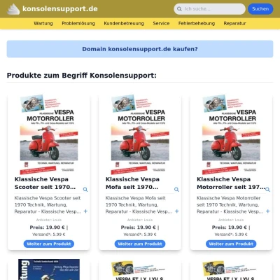 Screenshot konsolensupport.de