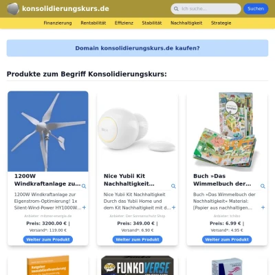 Screenshot konsolidierungskurs.de