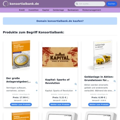 Screenshot konsortialbank.de