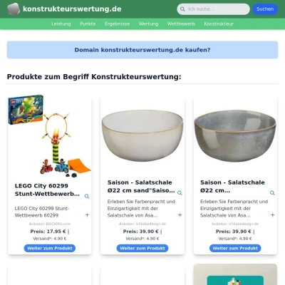 Screenshot konstrukteurswertung.de