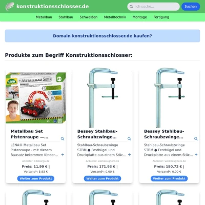 Screenshot konstruktionsschlosser.de