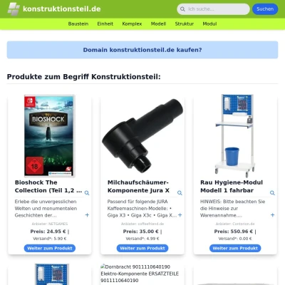 Screenshot konstruktionsteil.de