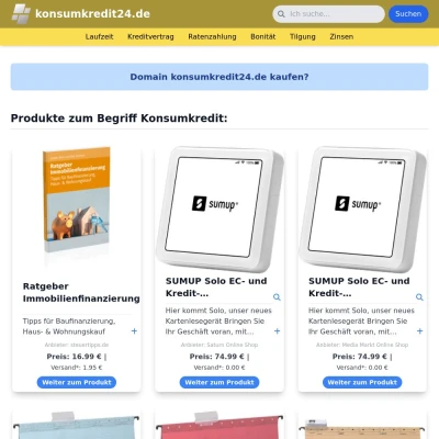 Screenshot konsumkredit24.de