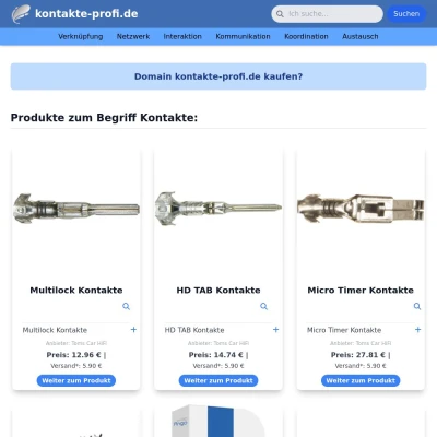 Screenshot kontakte-profi.de