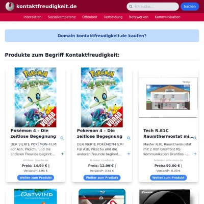 Screenshot kontaktfreudigkeit.de