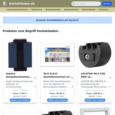 Screenshot kontaktladen.de