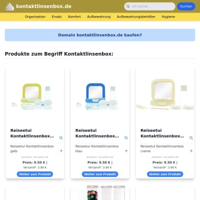 Screenshot kontaktlinsenbox.de