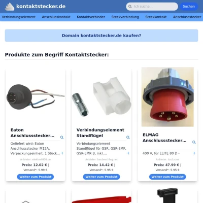 Screenshot kontaktstecker.de