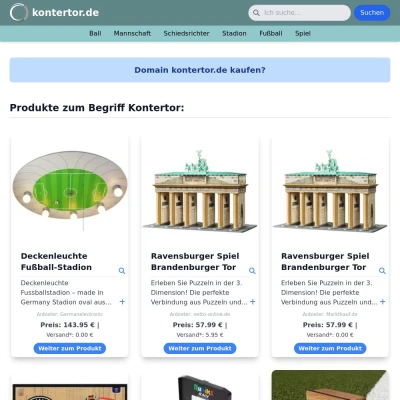 Screenshot kontertor.de