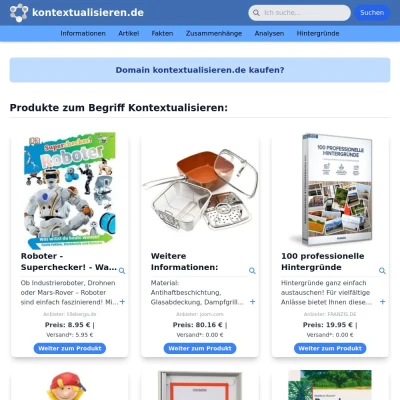 Screenshot kontextualisieren.de