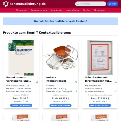 Screenshot kontextualisierung.de