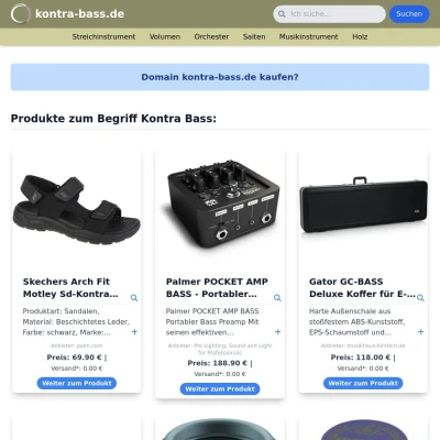 Screenshot kontra-bass.de