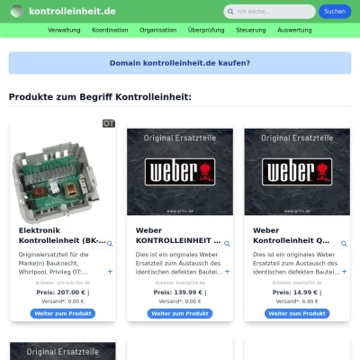 Screenshot kontrolleinheit.de