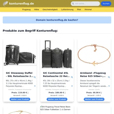 Screenshot konturenflug.de